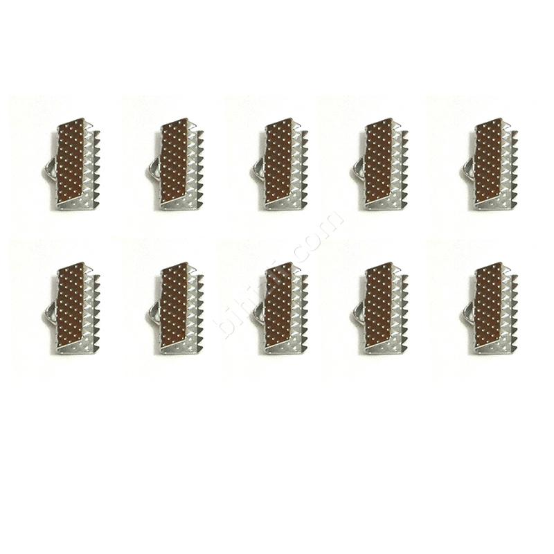 Timsah Kapama ( 10 Adet ) 1.3 Cm Gümüş Renk
